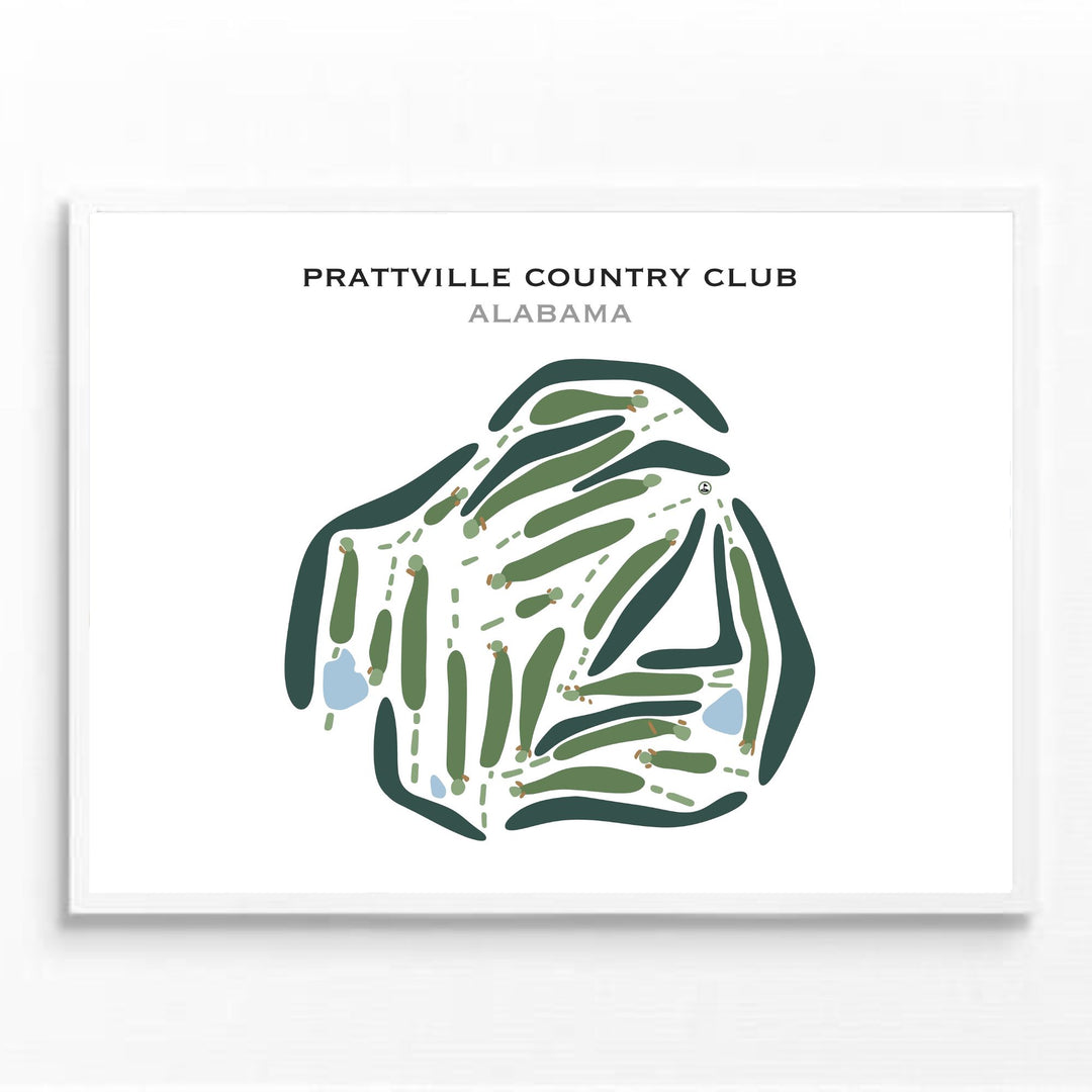 Prattville Country Club, Alabama - Printed Golf Courses