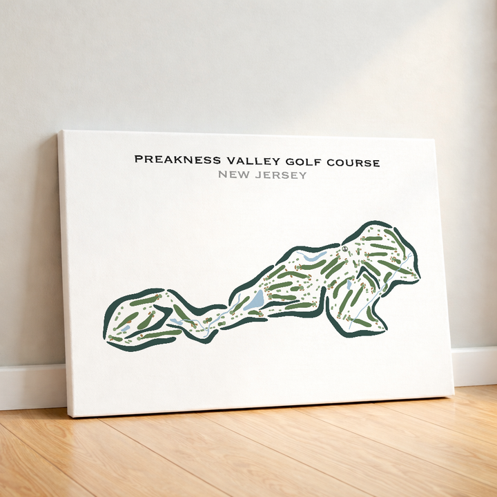 Preakness Valley Golf Course, New Jersey - Printed Golf Course