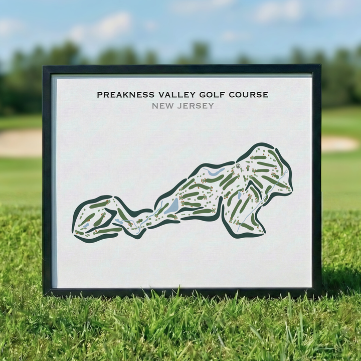 Preakness Valley Golf Course, New Jersey - Printed Golf Course