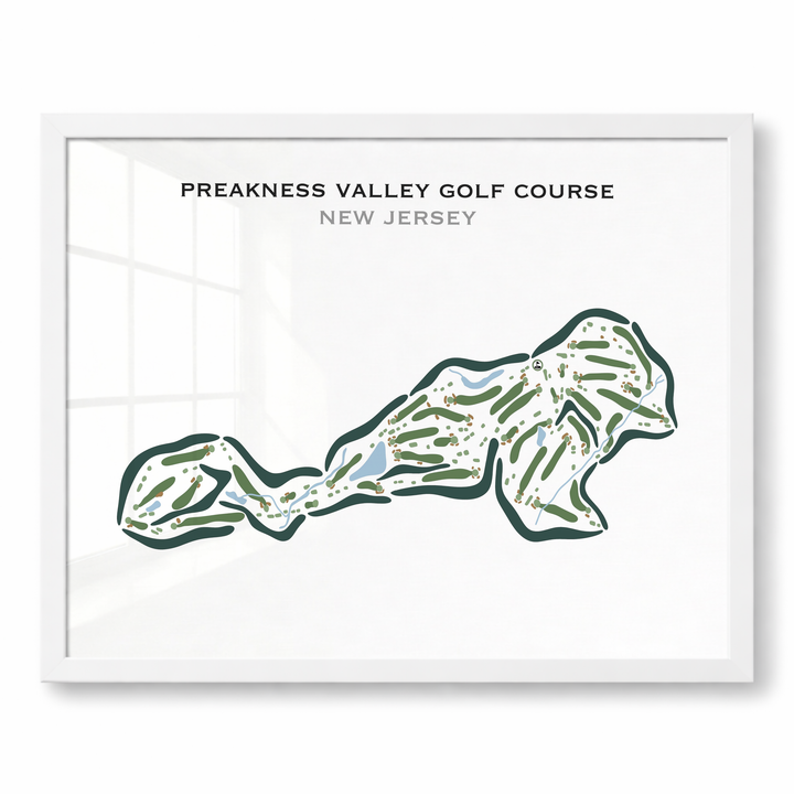 Preakness Valley Golf Course, New Jersey - Printed Golf Course