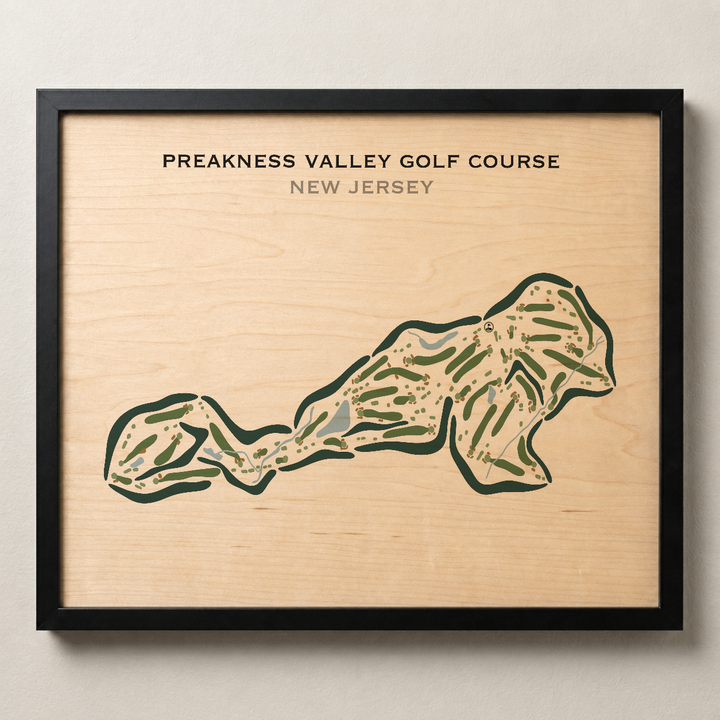 Preakness Valley Golf Course, New Jersey - Printed Golf Course