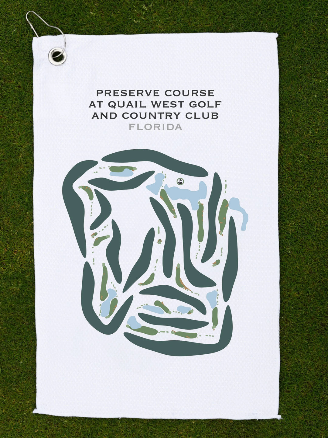 Preserve Course at Quail West Golf & Country Club, Florida - Printed Golf Courses