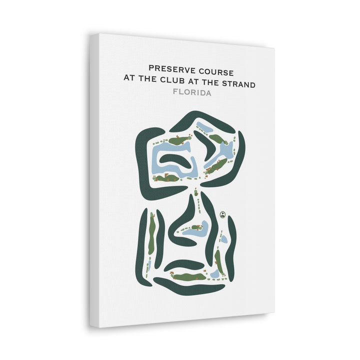Preserve Course at The Club At The Strand, Florida - Printed Golf Courses