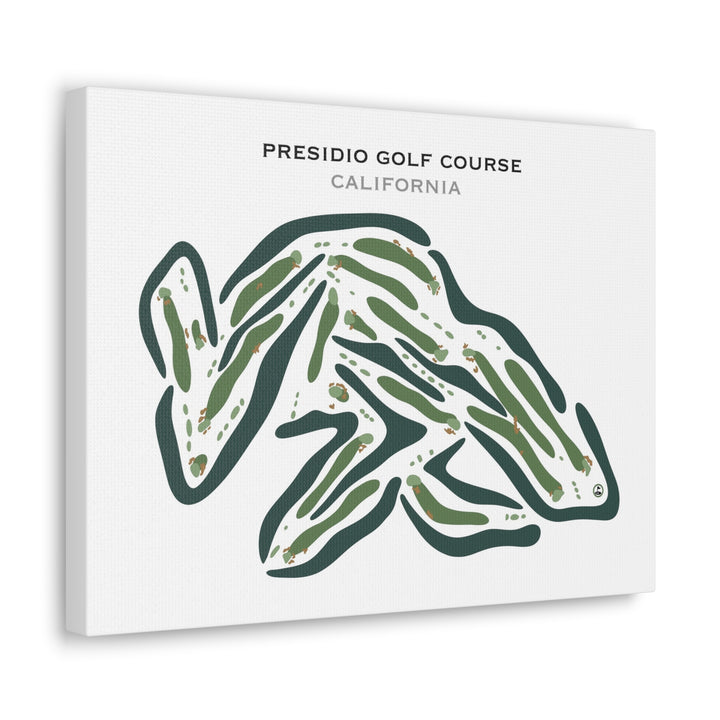 Presidio Golf Course, California - Printed Golf Courses