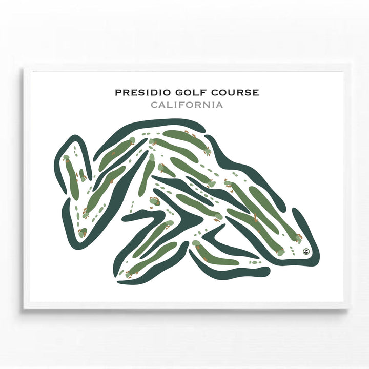 Presidio Golf Course, California - Printed Golf Courses