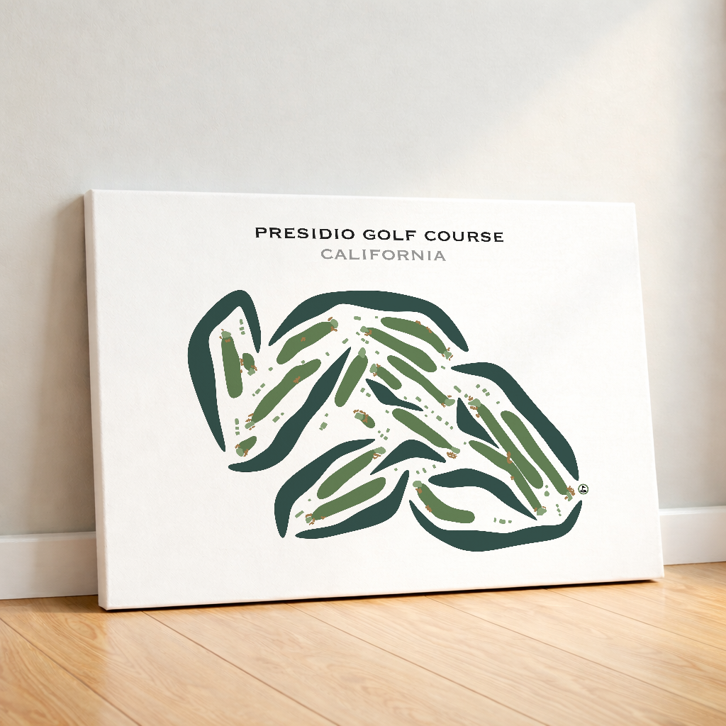 Presidio Golf Course, California - Printed Golf Courses