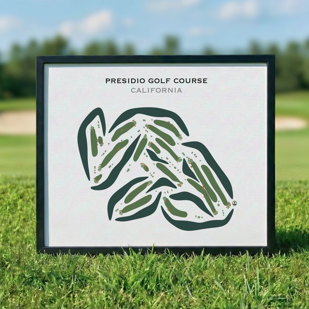 Presidio Golf Course, California - Printed Golf Courses