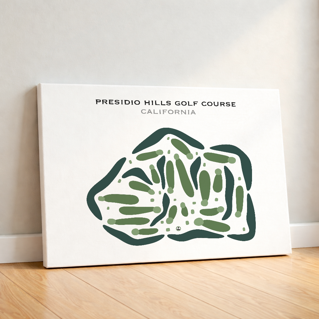 Presidio Hills Golf Course, California - Printed Golf Courses