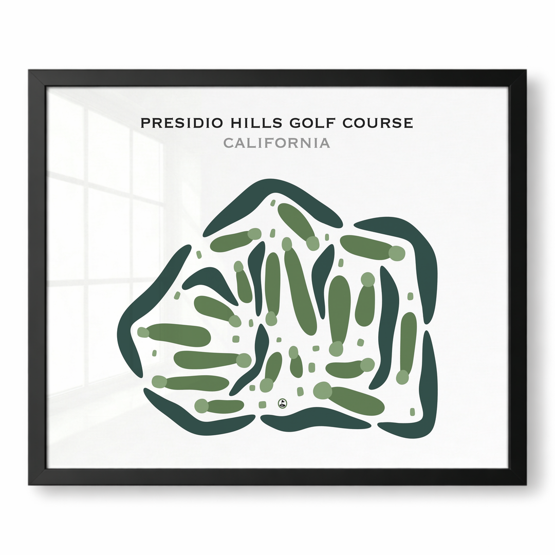 Presidio Hills Golf Course, California - Printed Golf Courses
