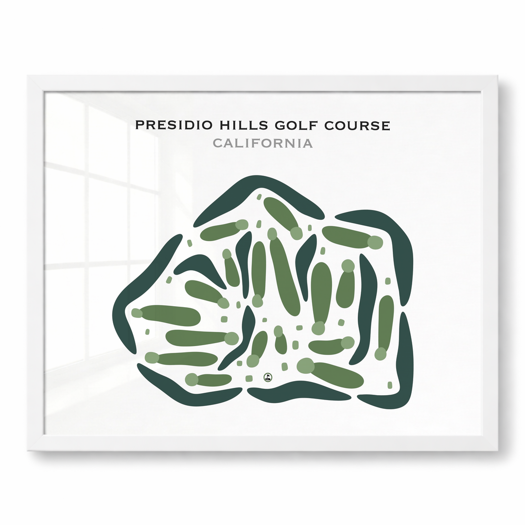 Presidio Hills Golf Course, California - Printed Golf Courses