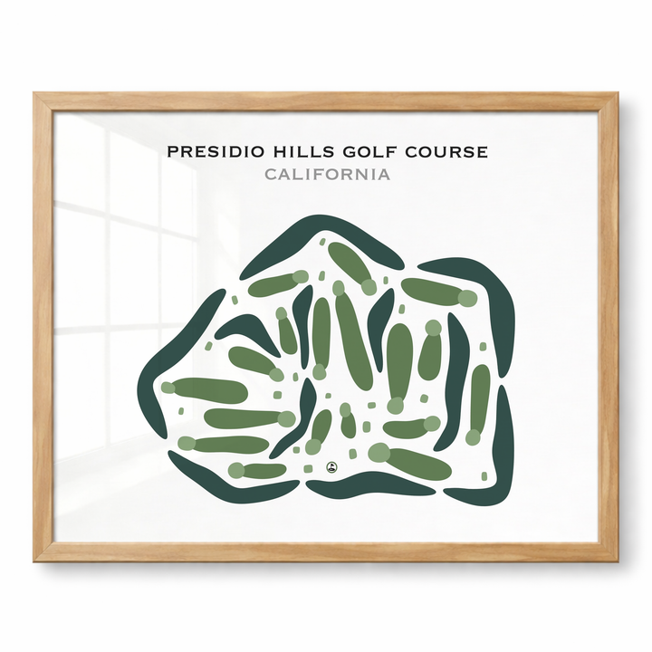 Presidio Hills Golf Course, California - Printed Golf Courses