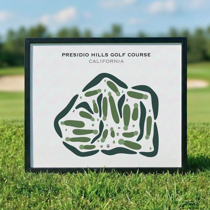 Presidio Hills Golf Course, California - Printed Golf Courses
