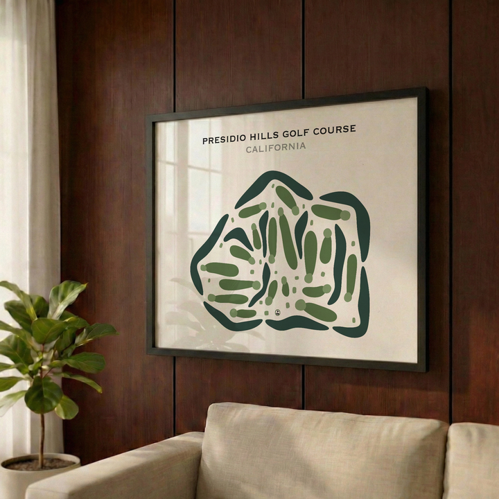 Presidio Hills Golf Course, California - Printed Golf Courses