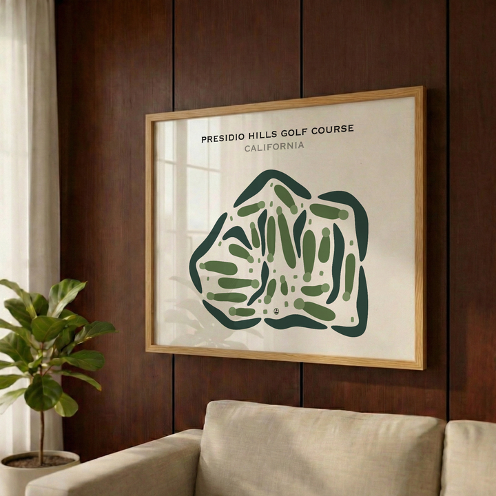 Presidio Hills Golf Course, California - Printed Golf Courses
