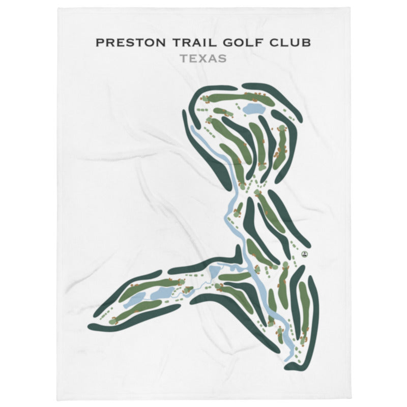 Preston Trail Golf Club, Texas - Printed Golf Course