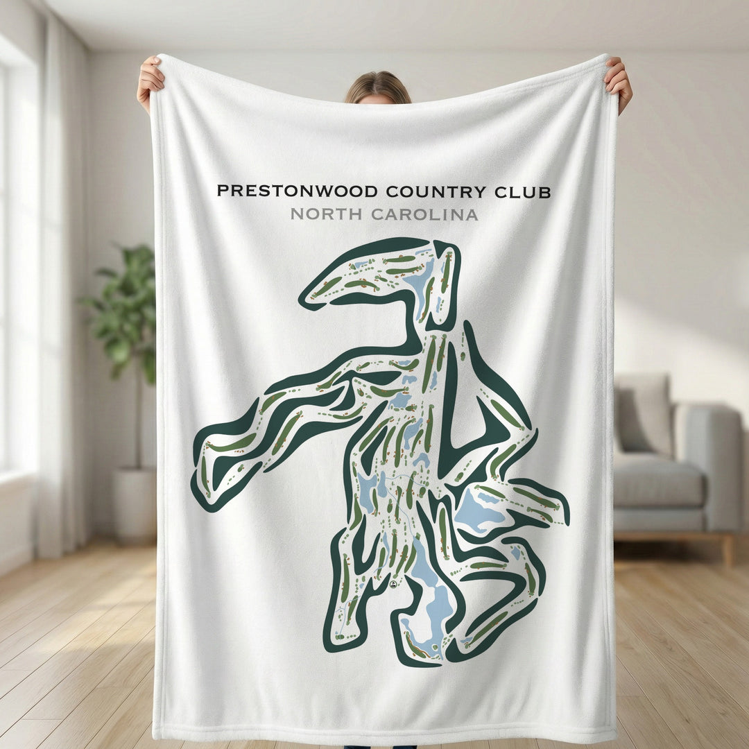 Prestonwood Country Club, North Carolina - Printed Golf Courses