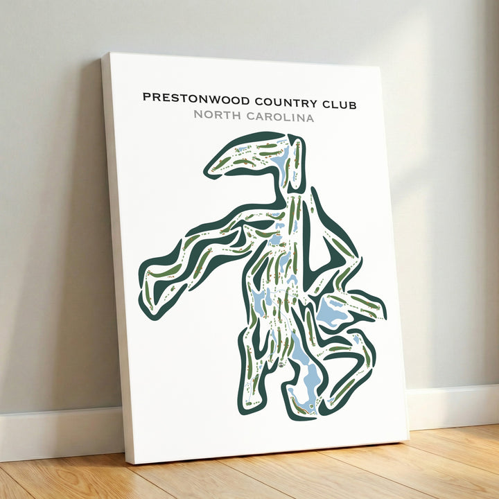 Prestonwood Country Club, North Carolina - Printed Golf Courses