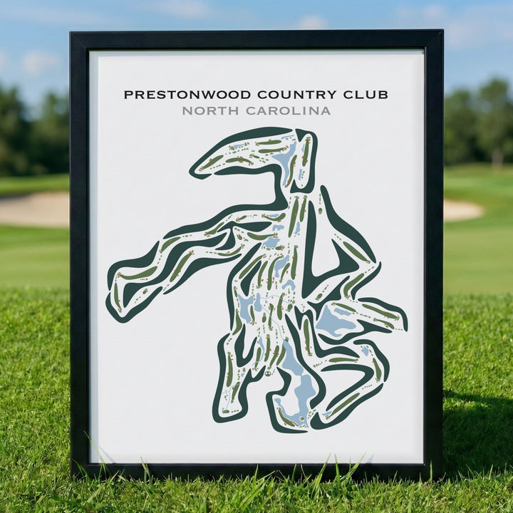 Prestonwood Country Club, North Carolina - Printed Golf Courses