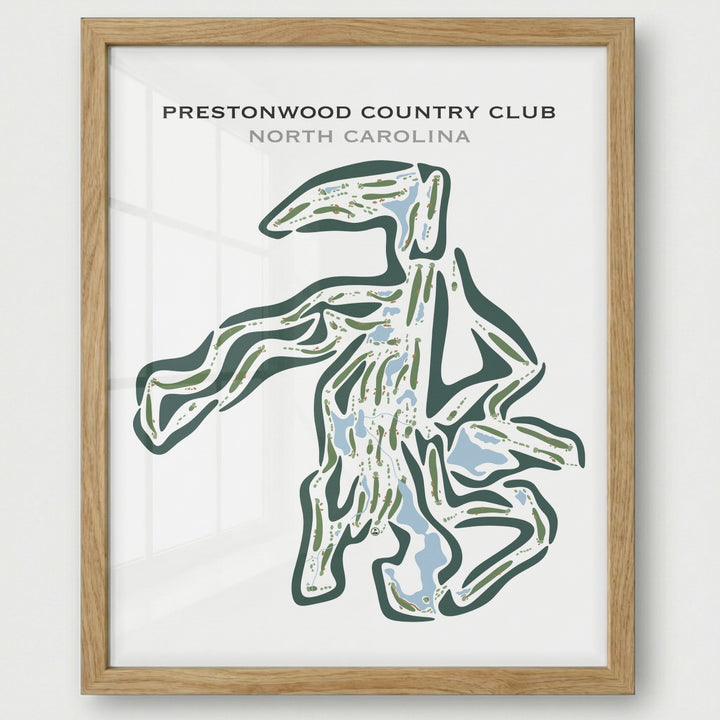 Prestonwood Country Club, North Carolina - Printed Golf Courses