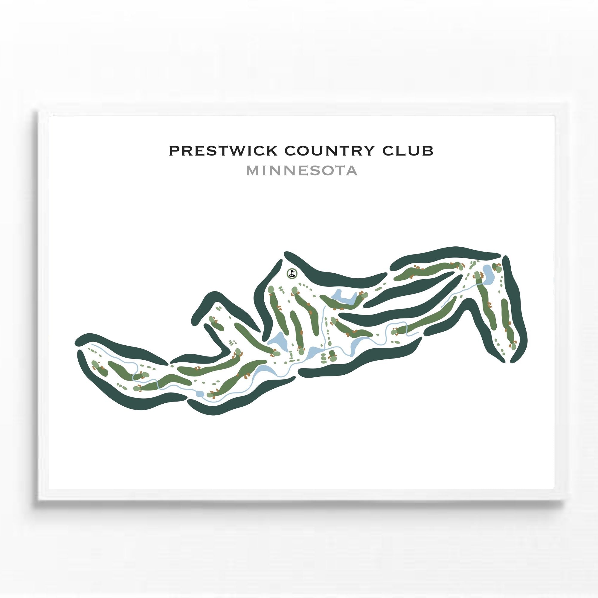 Get Printed Prestwick Country Club, Minnesota - Golf Course Prints