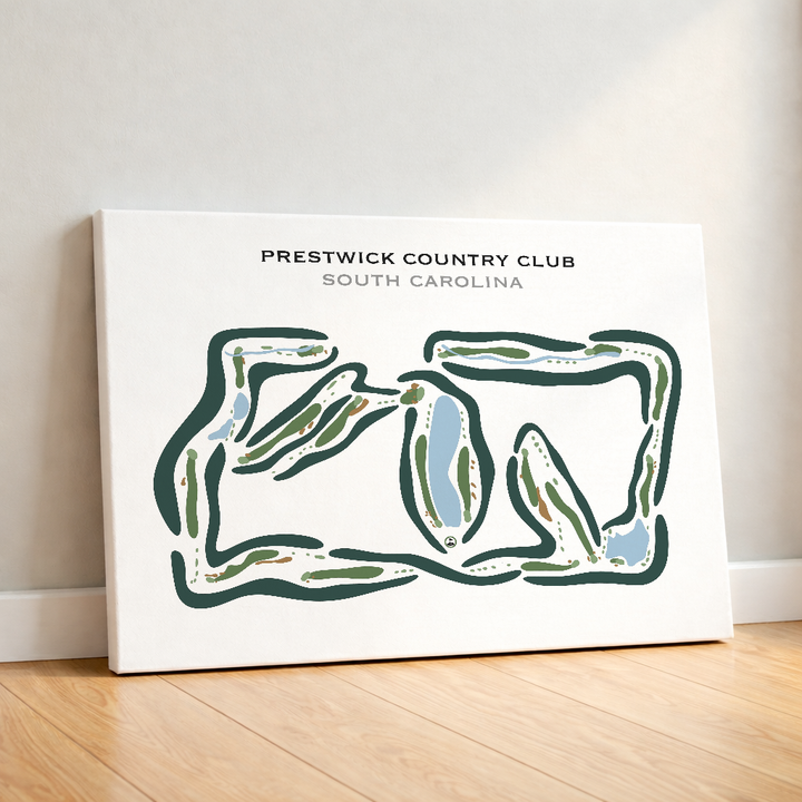 Prestwick Country Club, South Carolina - Printed Golf Courses