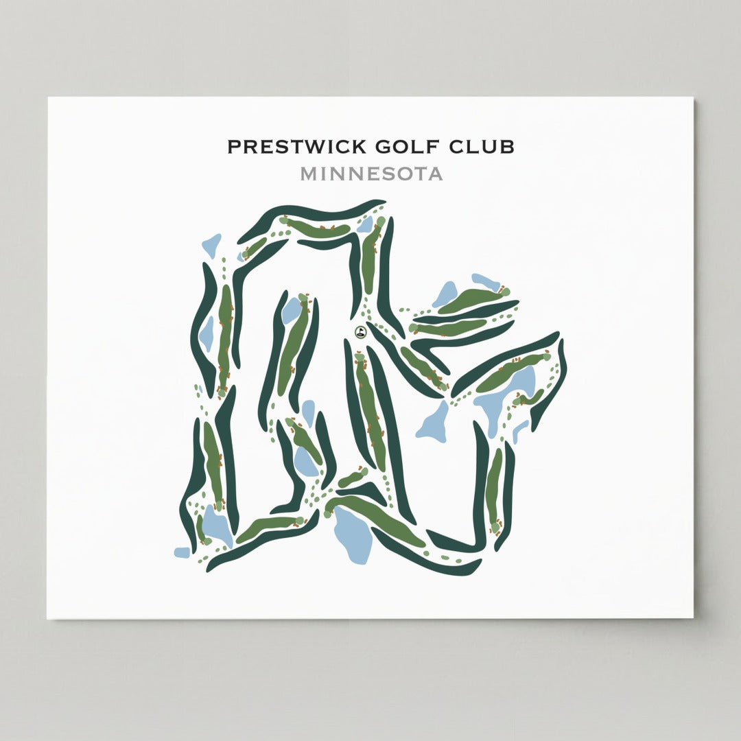 Prestwick Golf Club, Minnesota - Printed Golf Courses