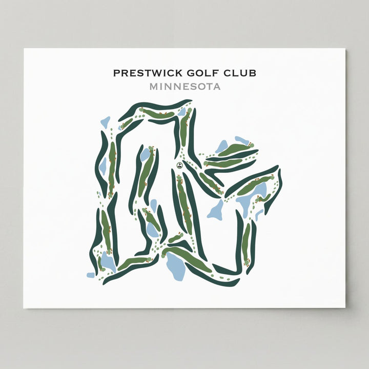 Prestwick Golf Club, Minnesota - Printed Golf Courses