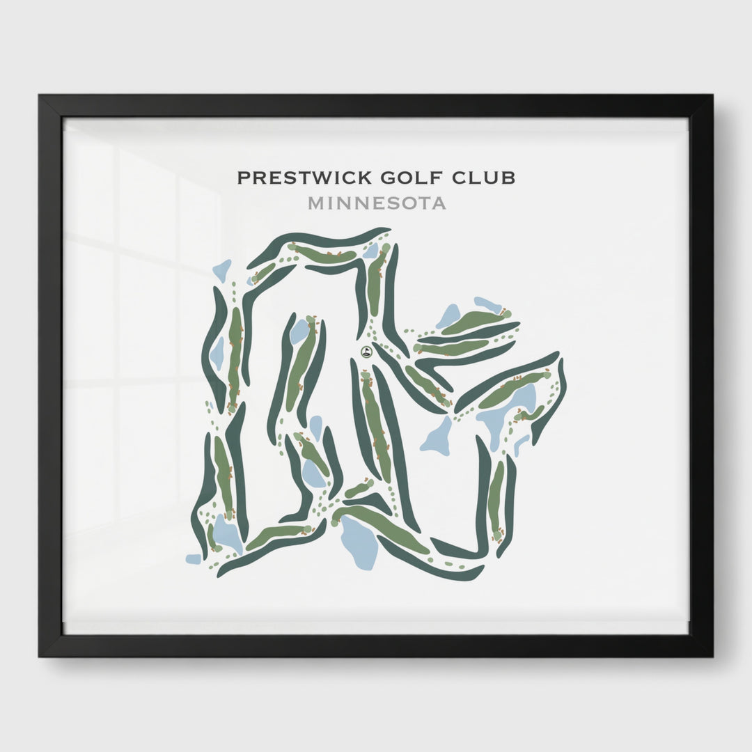 Prestwick Golf Club, Minnesota - Printed Golf Courses