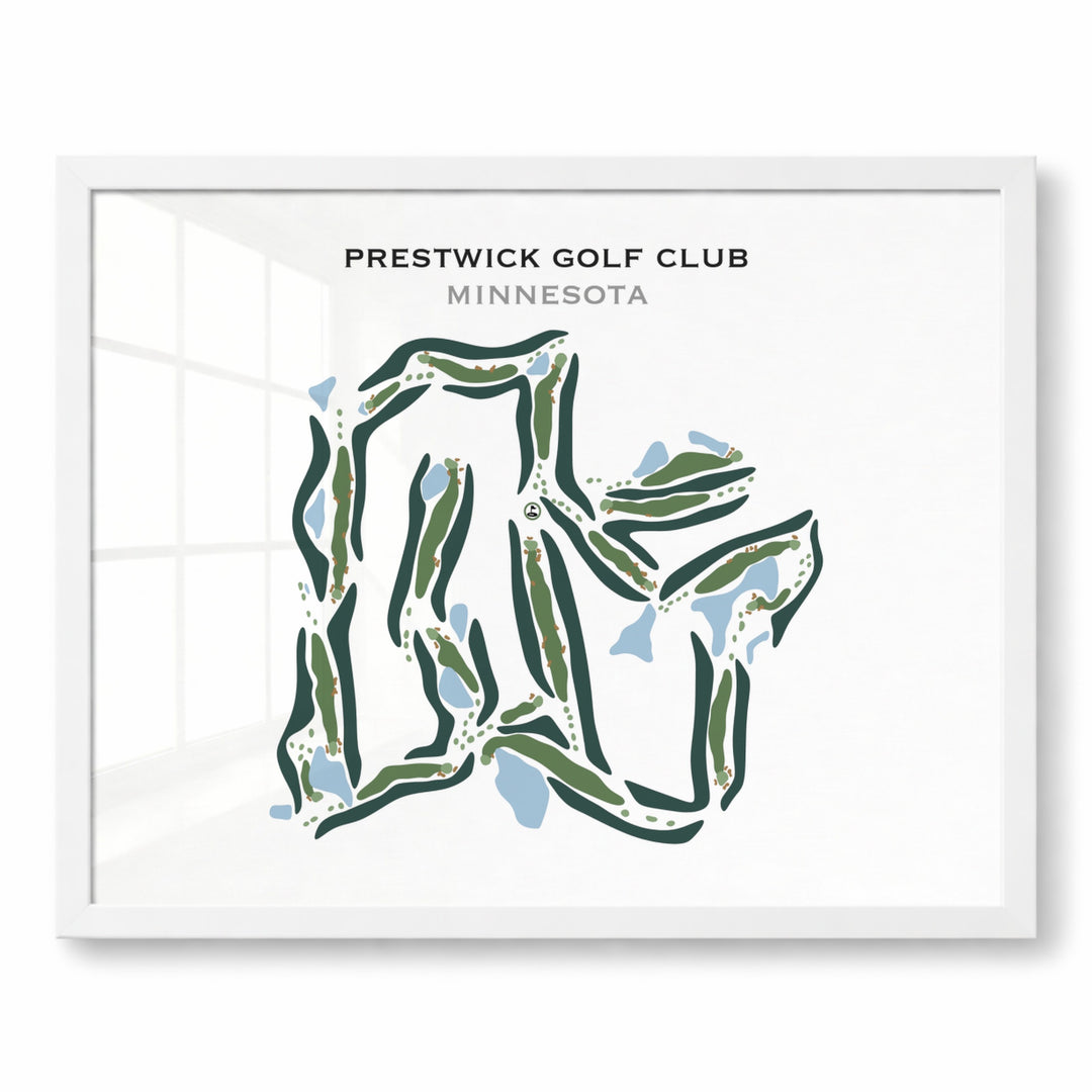 Prestwick Golf Club, Minnesota - Printed Golf Courses