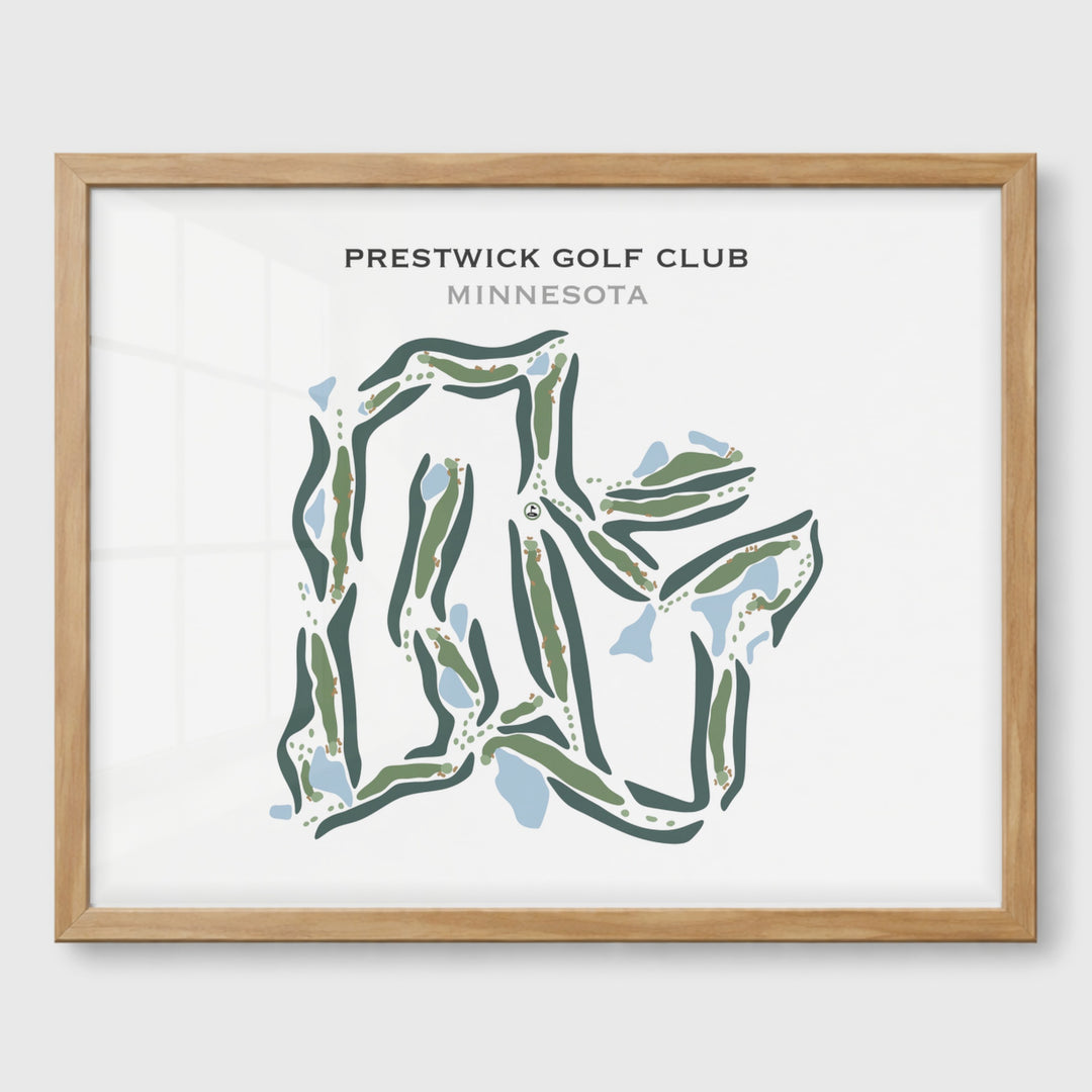Prestwick Golf Club, Minnesota - Printed Golf Courses