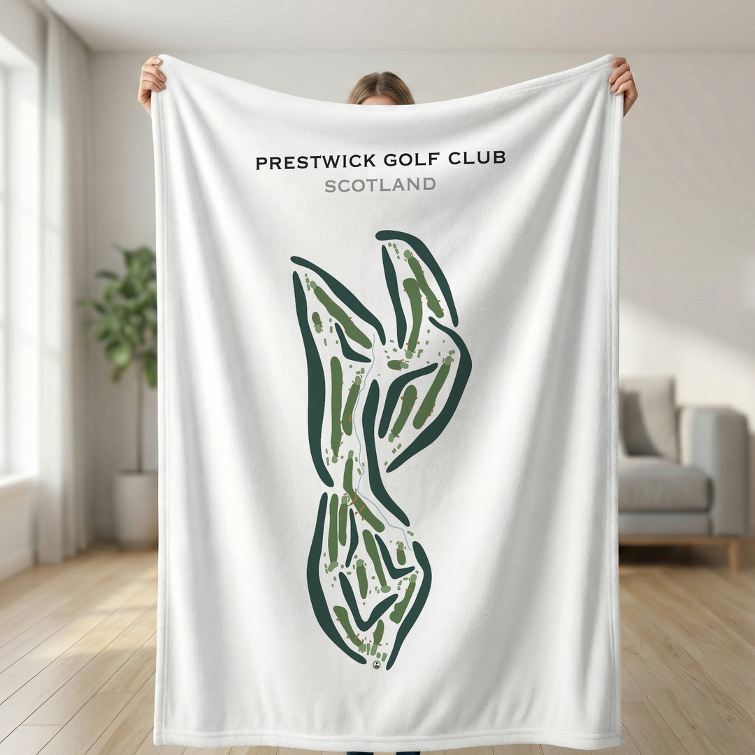 Prestwick Golf Club, Scotland - Printed Golf Courses