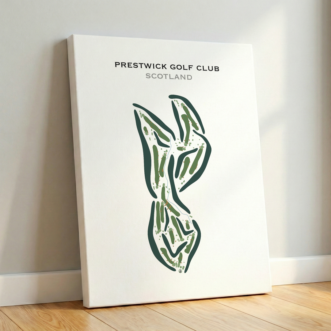 Prestwick Golf Club, Scotland - Printed Golf Courses