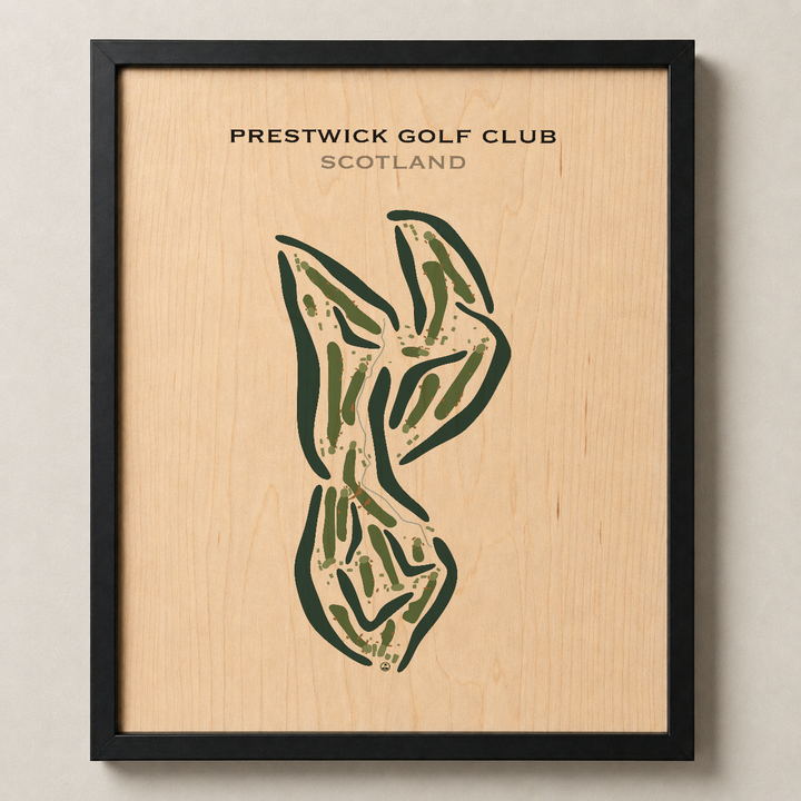 Prestwick Golf Club, Scotland - Printed Golf Courses