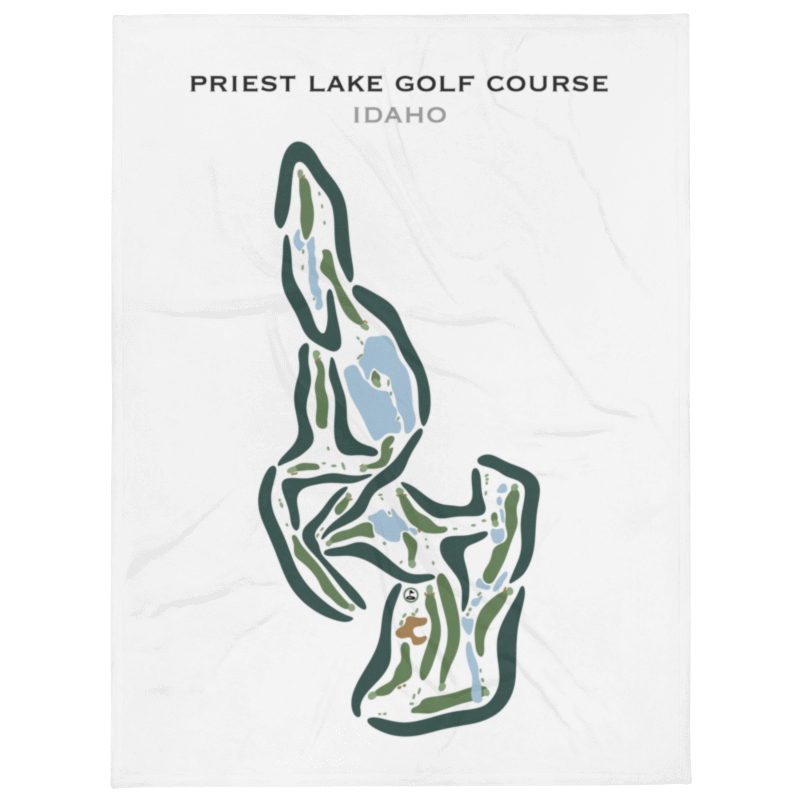 Priest Lake Golf Course, Idaho - Printed Golf Courses