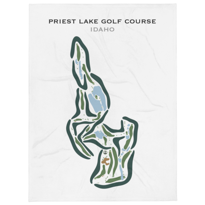 Priest Lake Golf Course, Idaho - Printed Golf Courses