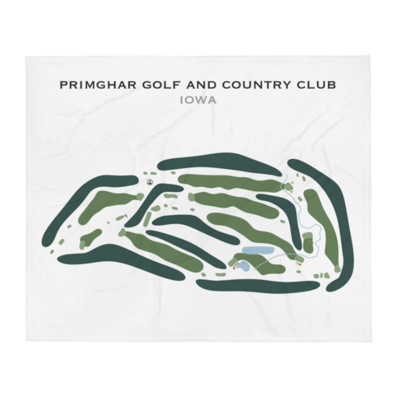 Primghar Golf and Country Club, Iowa - Printed Golf Courses