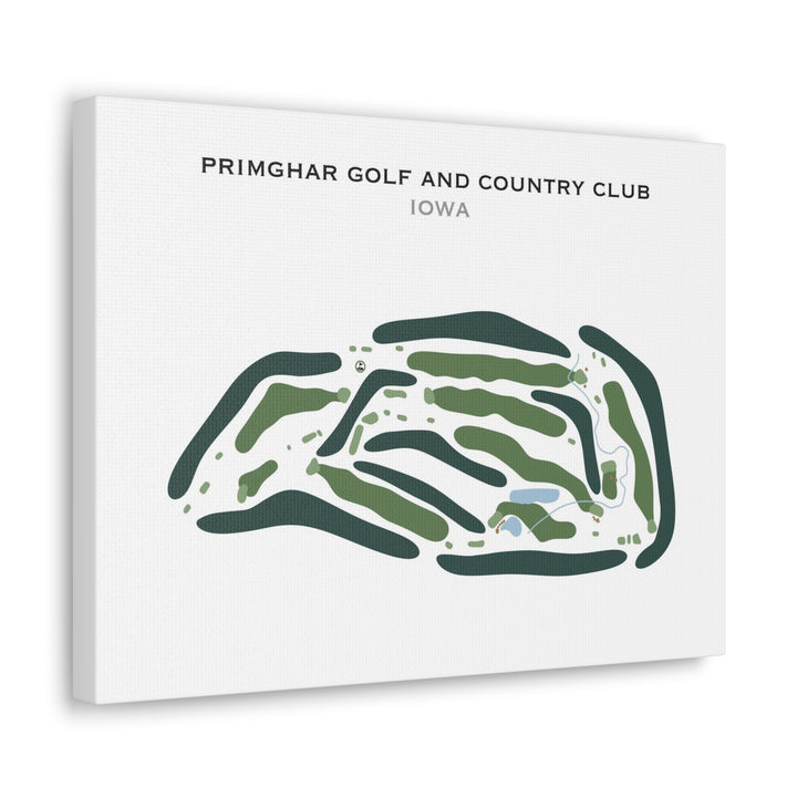 Primghar Golf and Country Club, Iowa - Printed Golf Courses