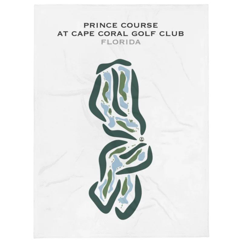 Prince Course at Cape Royal Golf Club, Florida  - Printed Golf Courses