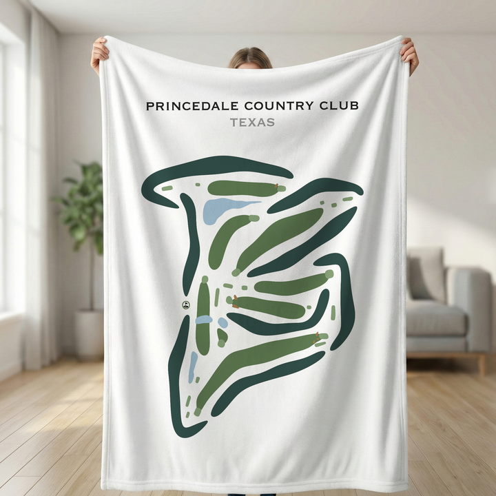 Princedale Country Club, Texas - Printed Golf Courses