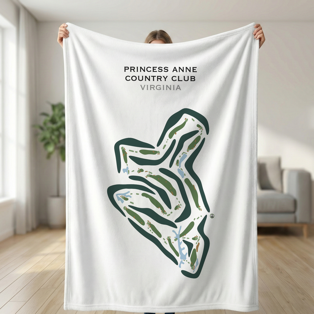 Princess Anne Country Club, Virginia - Printed Golf Courses