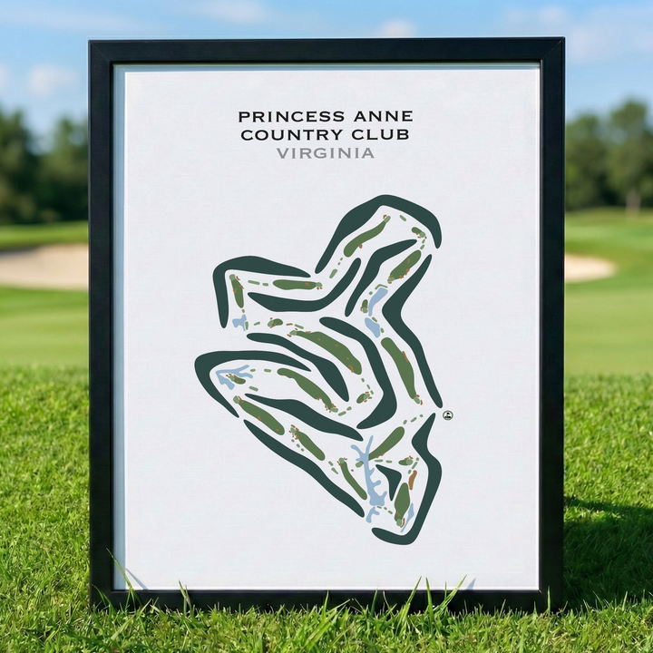 Princess Anne Country Club, Virginia - Printed Golf Courses