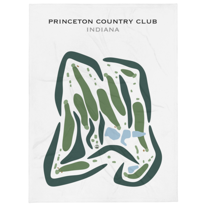 Princeton Country Club, Indiana - Printed Golf Courses