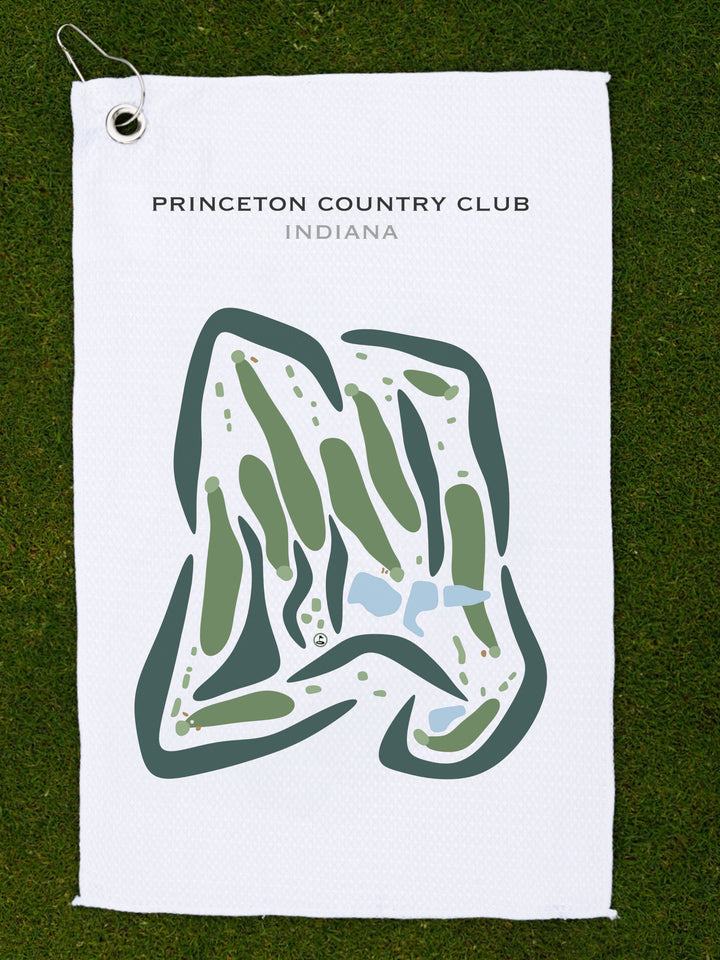 Princeton Country Club, Indiana - Printed Golf Courses