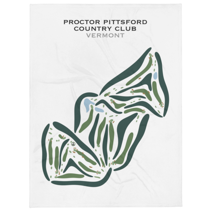 Proctor Pittsford Country Club, Vermont - Printed Golf Courses