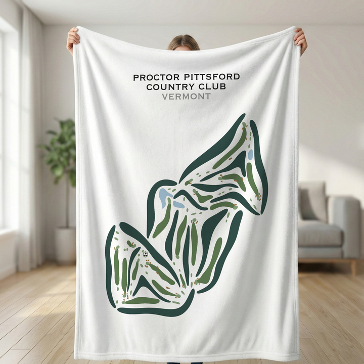 Proctor Pittsford Country Club, Vermont - Printed Golf Courses
