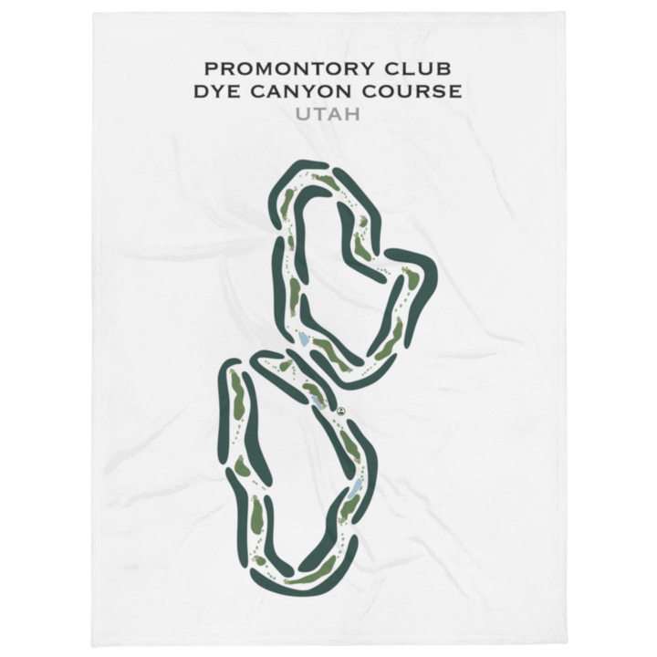 Promontory Club - Dye Canyon Golf Course, Utah - Printed Golf Courses