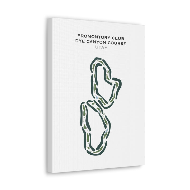 Promontory Club - Dye Canyon Golf Course, Utah - Printed Golf Courses