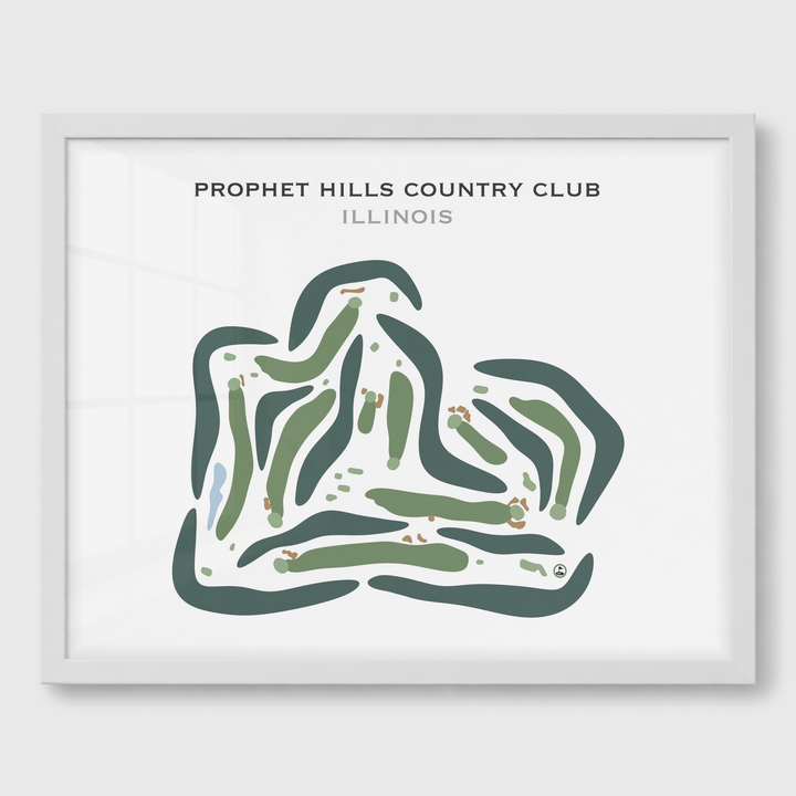 Prophet Hills Country Club, Illinois - Printed Golf Courses