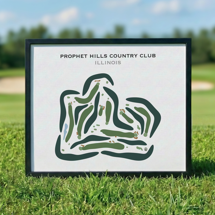 Prophet Hills Country Club, Illinois - Printed Golf Courses