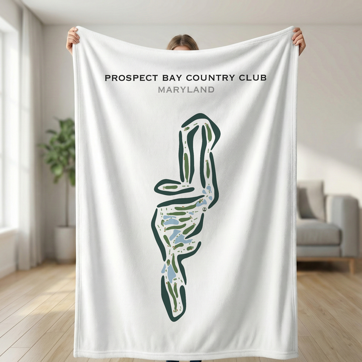 Prospect Bay Country Club, Maryland - Printed Golf Courses